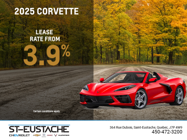 Get the 2025 Chevrolet Corvette