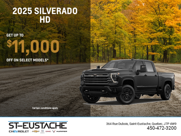 Get the 2025 Chevrolet Silverado HD