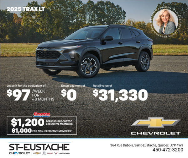 Get the 2025 Chevrolet Trax LT