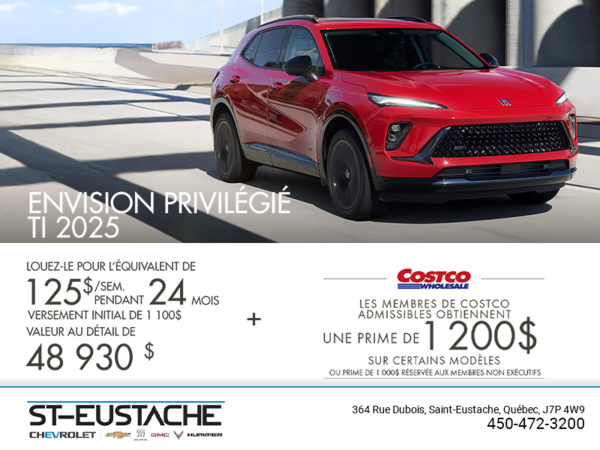 Procurez-vous la Buick Envision Privilégié TI 2025