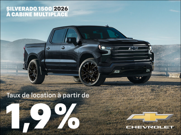 Procurez-vous le Chevrolet Silverado 1500 2026
