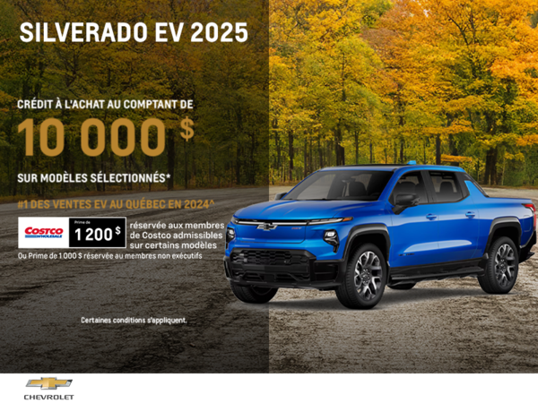 Procurez-vous le Chevrolet Silverado EV 2025