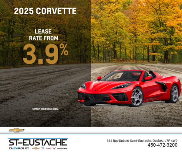 Get the 2025 Chevrolet Corvette