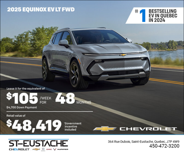 Get the 2025 Chevrolet Equinox EV