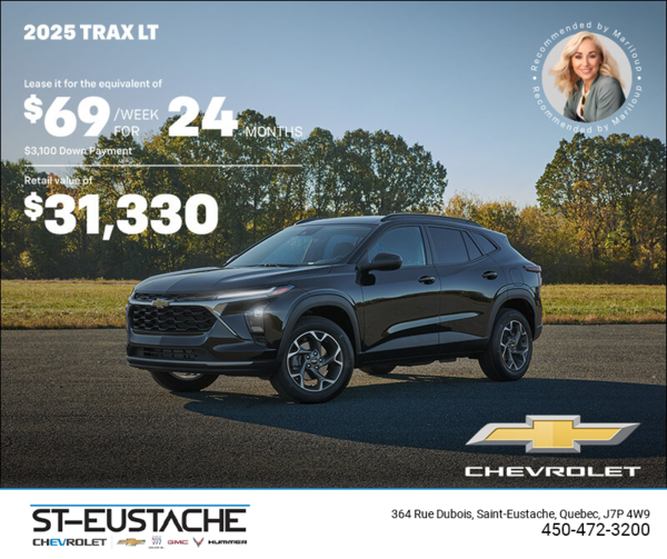 Get the 2025 Chevrolet Trax LT