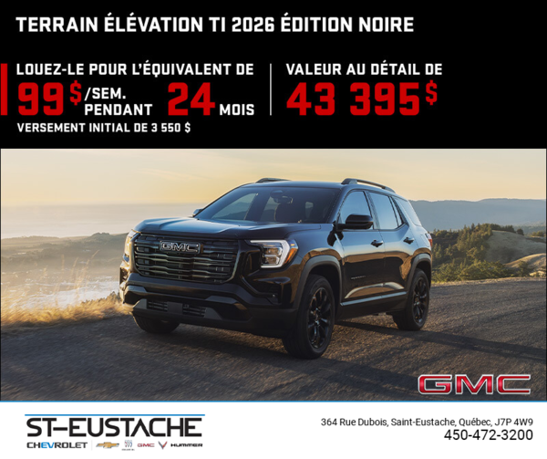 Le GMC Terrain 2026
