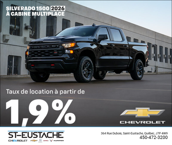 Procurez-vous le Chevrolet Silverado 1500 2026