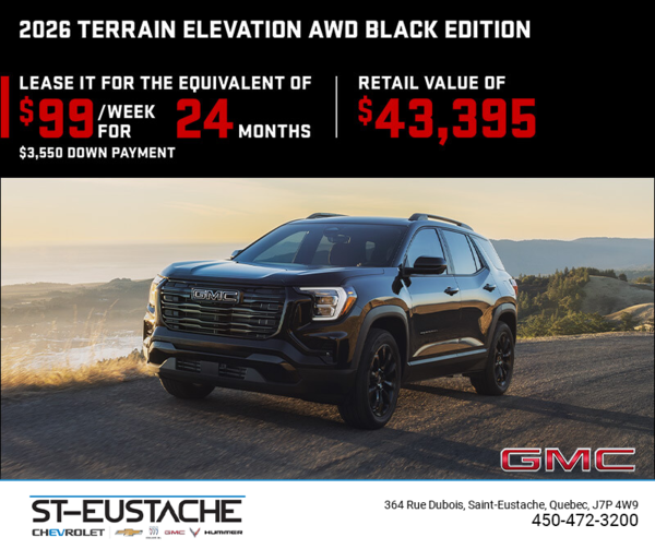The 2026 GMC Terrain