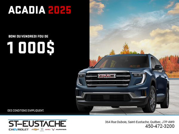 Le GMC Acadia 2025