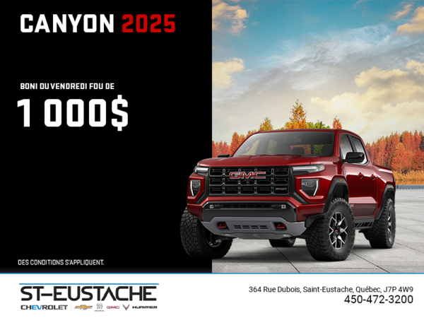 Le GMC Canyon 2025