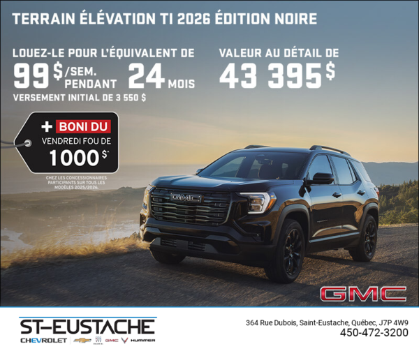 Le GMC Terrain 2026