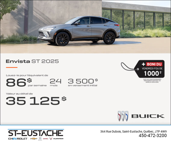 Procurez-vous la Buick Envista 2025