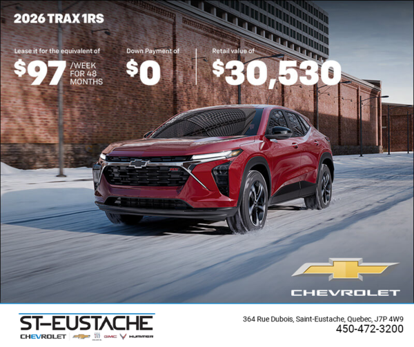 Get the 2026 Chevrolet Trax