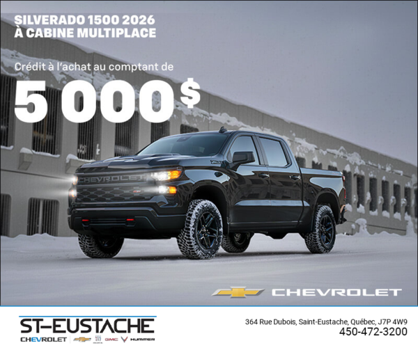 L'événement du mois Chevrolet