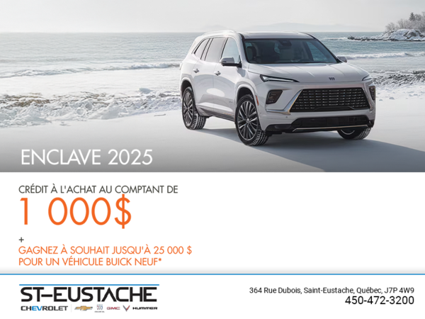 Procurez-vous le Buick Enclave 2025