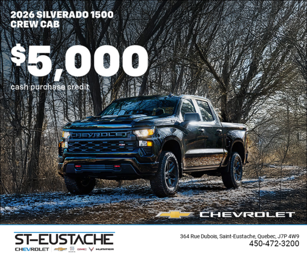 Get the 2026 Chevrolet Silverado 1500