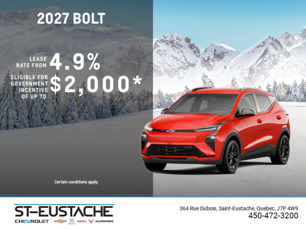 Get the 2027 Chevrolet Bolt