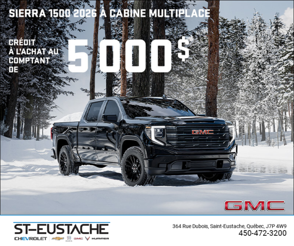 Le GMC Sierra 1500 2026