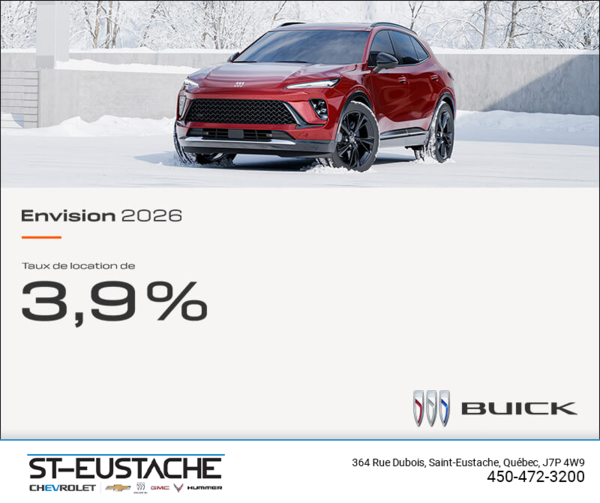 Procurez-vous la Buick Envision 2026