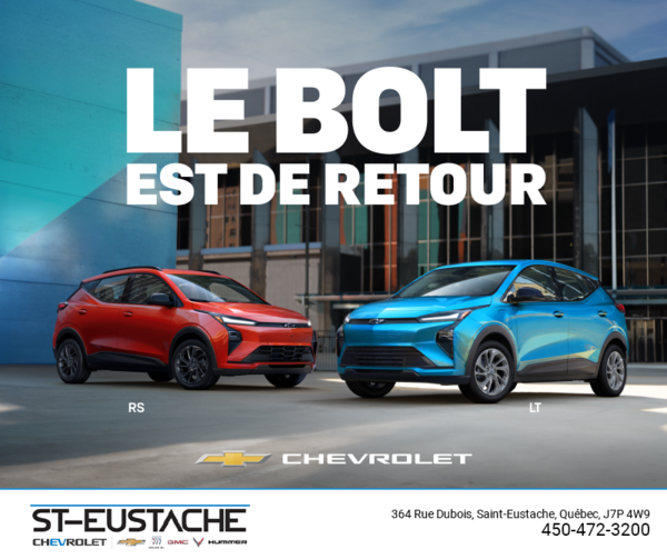 Procurez-vous le Chevrolet Bolt 2027