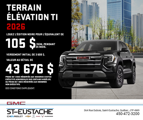 Le GMC Terrain 2026