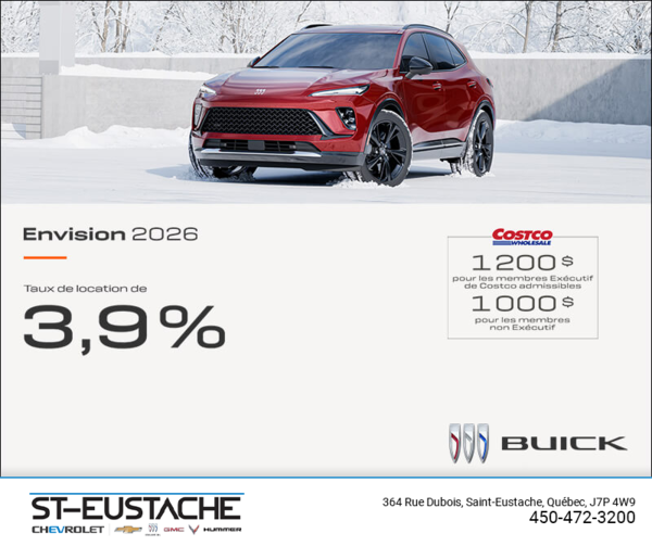 Procurez-vous la Buick Envision 2026