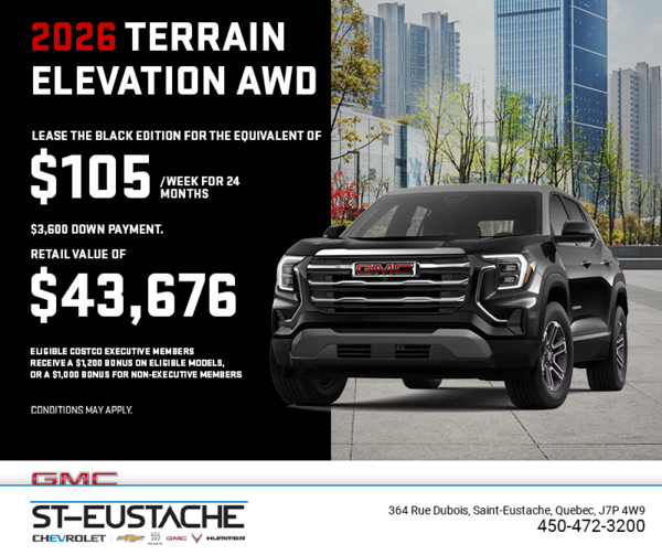 The 2026 GMC Terrain