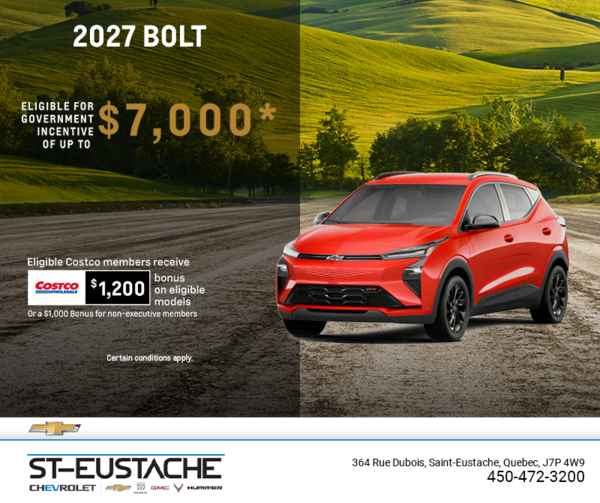 Get the 2027 Chevrolet Bolt