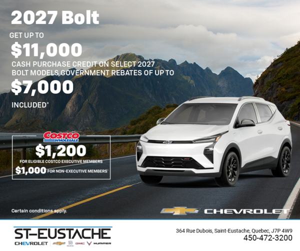 Get the 2027 Chevrolet Bolt