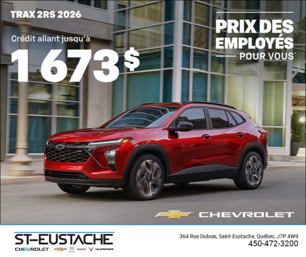 Le Chevrolet Trax 2026