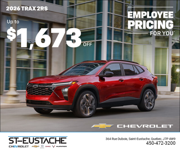 The 2026 Chevrolet Trax