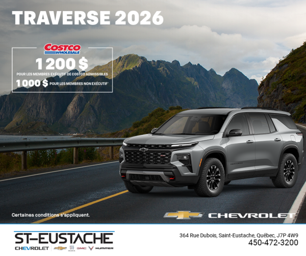 Le Chevrolet Traverse 2026