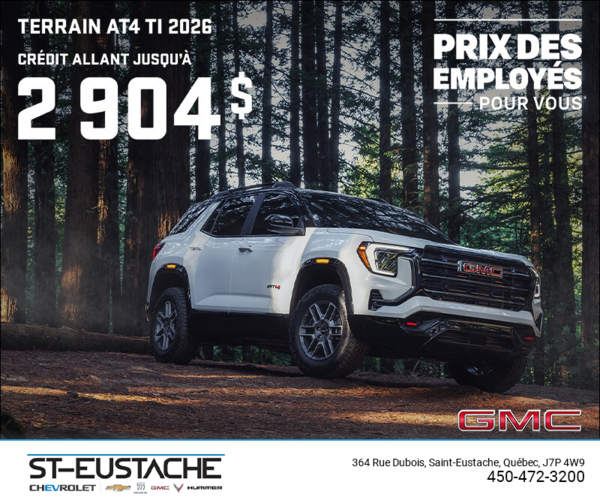 Le GMC Terrain 2026