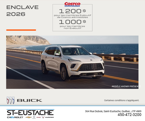 Procurez-vous la Buick Enclave 2026
