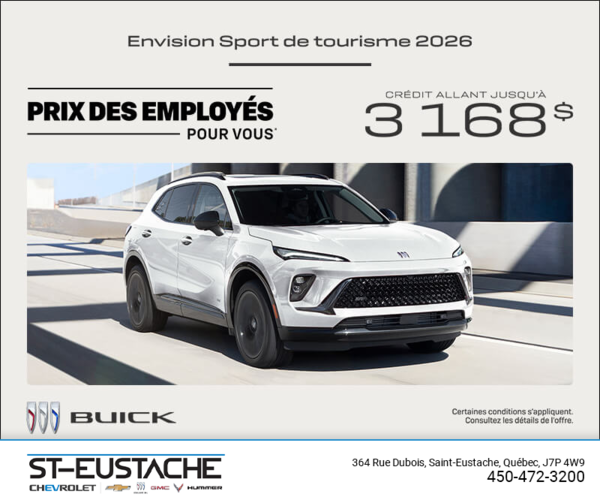 Procurez-vous la Buick Envision 2026