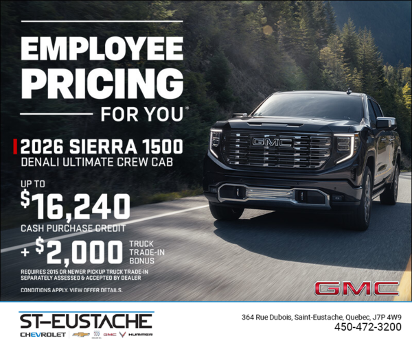 The 2026 GMC Sierra 1500 Denali Ultimate