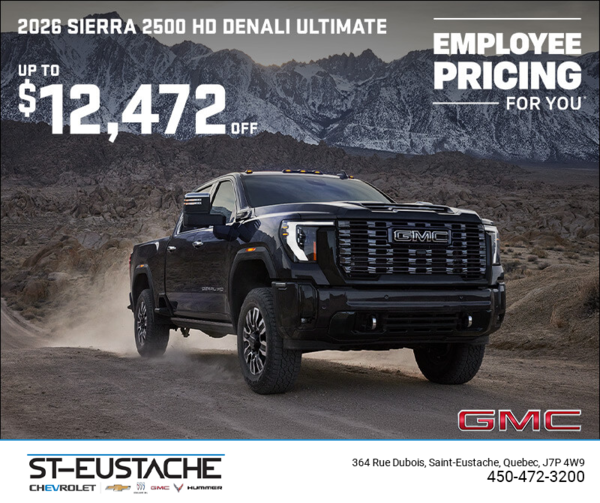 The 2026 GMC Sierra 2500 HD Denali Ultimate