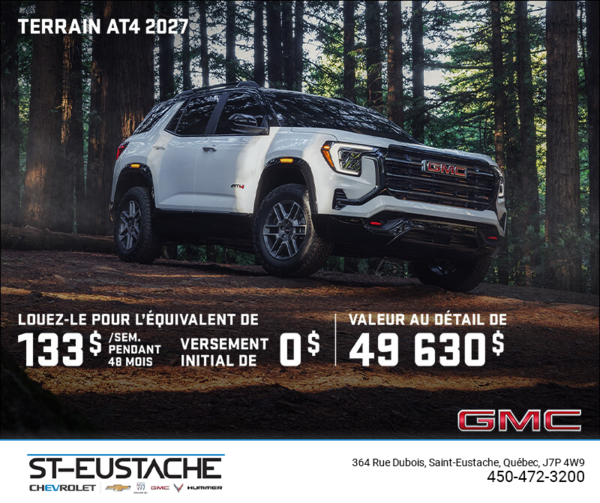 Le GMC Terrain AT4 2027