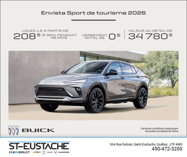 Procurez-vous le Buick  Envista