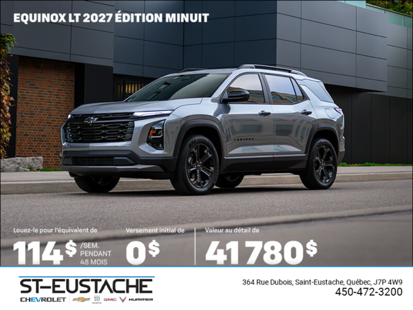 Procurez-vous le Chevrolet Equinox  2027