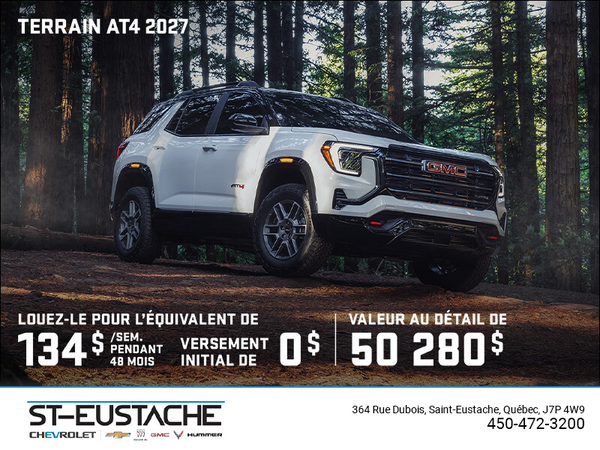 Le GMC Terrain AT4 2027