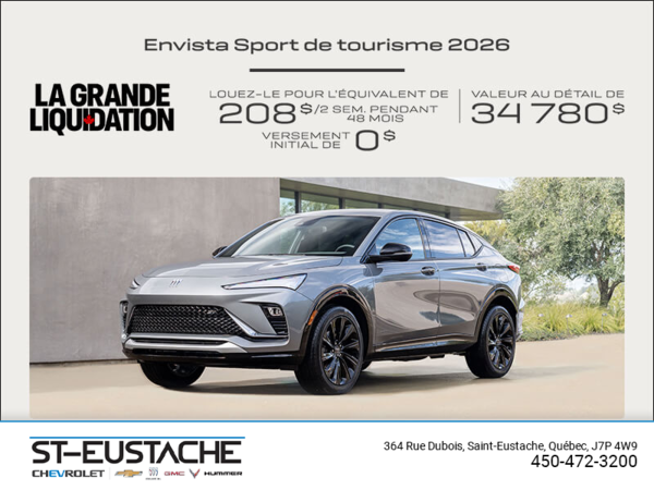 Procurez-vous la Buick Envista 2026