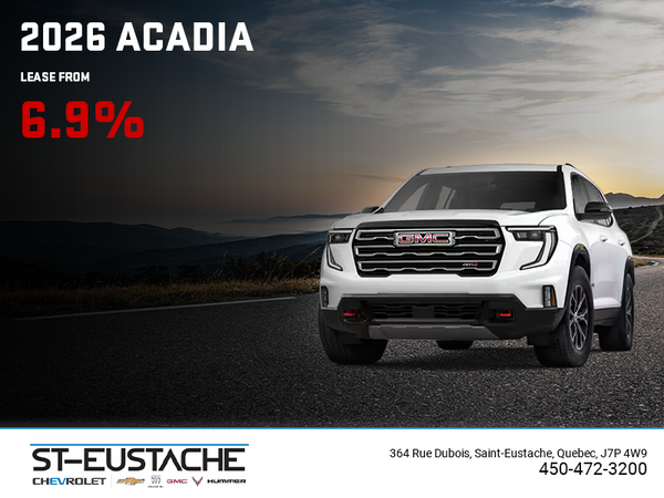 The 2026 GMC Acadia
