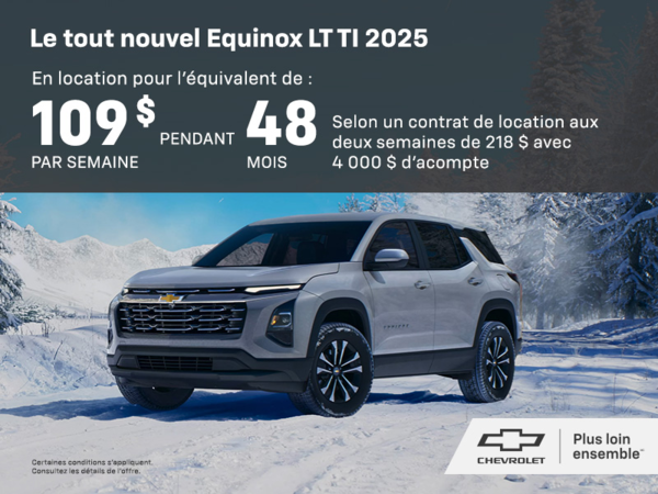 The 2025 Chevrolet Equinox