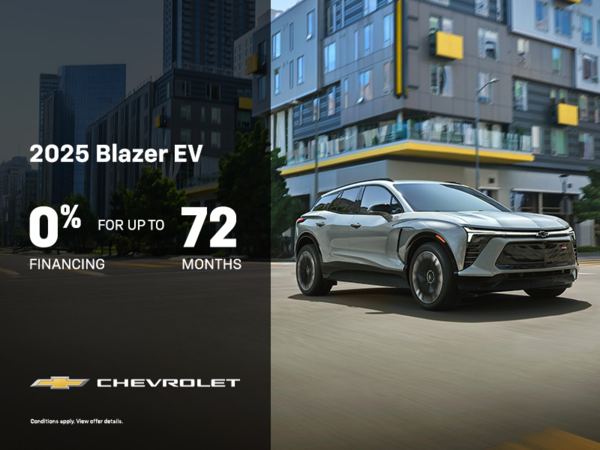 Get the 2025 Chevrolet Blazer EV