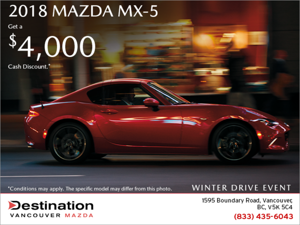 Get the 2018 Mazda MX-5 today!