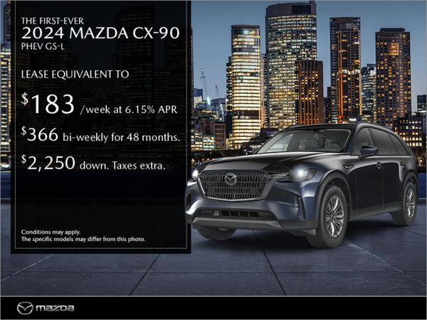 Wolfe Mazda - The new 2024 Mazda CX-90 PHEV