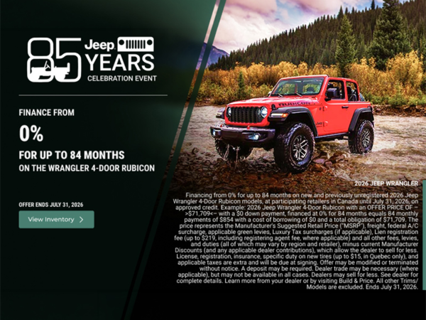 Get the 2026 Jeep Wrangler!