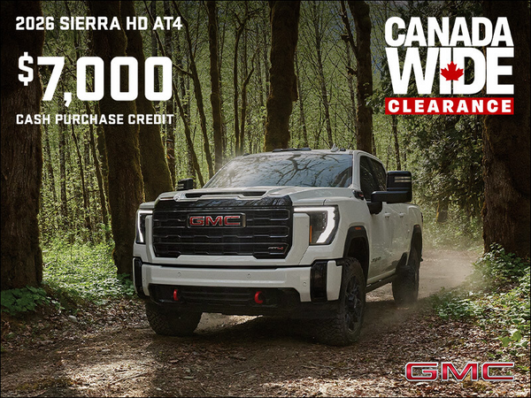 The 2026 GMC Sierra HD AT4