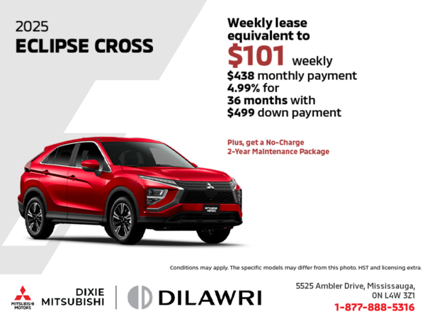 Get the 2025 Mitsubishi Eclipse Cross